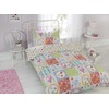 Rapport Home Birdie Patchwork Duvet Set, Single, Polyester-Cotton, Multi-Colour