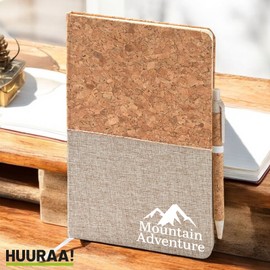 Huuraa Notebook A5 Mountain Adventure Mountains Gift 80 Sheets Including Ballpoint Pen Diary Mountain Adventure Gift Idea