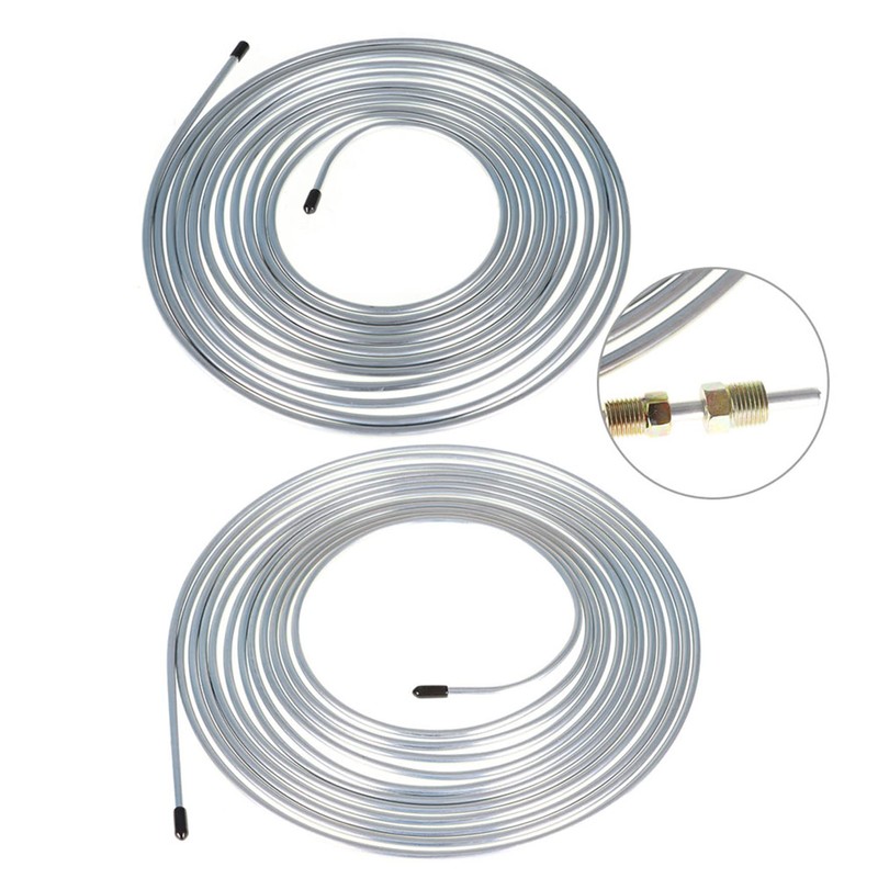 WFLNHB 25 Ft. 1/4 and 3/16 Zinc-Coated Brake Line Tubing