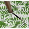 Vargottam Indoor/Outdoor Tablecloth 58x82 Inch RectangleTablecloth with Umbrella Hole and
