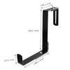 Kisangel 1 Pair Planter Box Brackets Flower Box Hanging Brackets