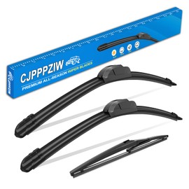 CJPPPZIW® Windshield Wipers Replacement for Jeep Grand Cherokee 2011-2021,Streak-free,OEM Quality Premium All-Season Front Rear Wiper Blades-22"+21"+11"(Pack of 3)