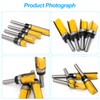 Pack of 4 8 mm Flush Cutter Shank Milling Cutter