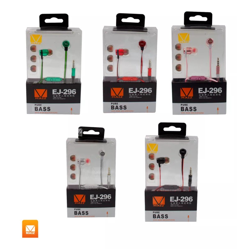 Maíz Audifonos Celular Manos Libres Alambricos In Ear Microfono