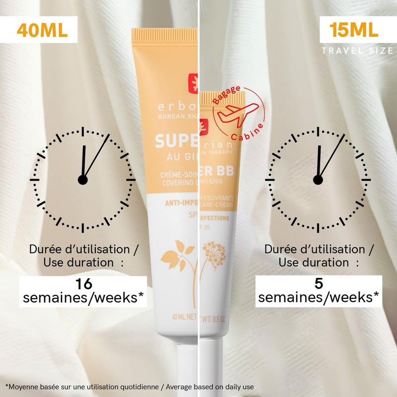 Erborian - Super BB Cream with Ginseng - Full coverage
