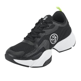 ZUMBA Women’s Air Stomp Remix Athletic Shoes, Low-Top Shoes for Women, 8, White