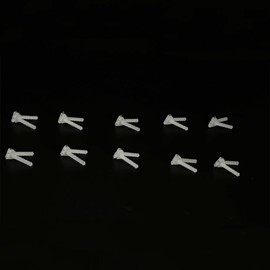 10PCS RC Airplane Plastic Needle Hinge Pin Hinge for RC Plane Helicopter Aircraft DIY Model Plane Fix Wing Parts Foam Model Plane Replacement (2.5x33mm)