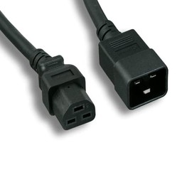 Kentek 8 Feet Ft IEC-60320 C20 to C21 AC Power Cable 12 AWG 20A/250V SJT for Server, Network, PDU, UPS