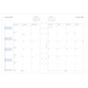 Filofax Personal Organizer Refill, Starts January 2026, A5 Monthly, White,