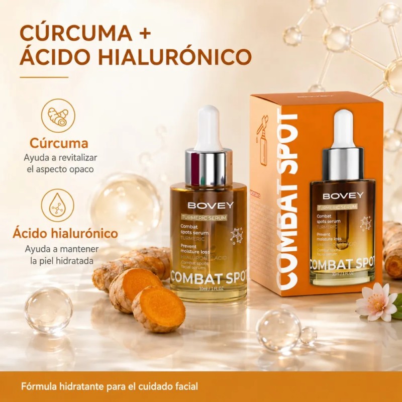 Sérum Facial Bovey Hyalu Turmeric Anti-manchas