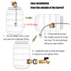 Joywayus Brass Water Container/Rain Barrel Spigot 3/4" Threaded Quarter Turn