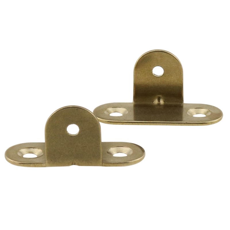 ZZHXSM 4PCS Right Angle Pure Copper Corner Bracket L-Shape Vertical