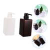 CAXUSD 2pcs Soap Dispenser Bottle Refillable Liquid Container for Shampoo