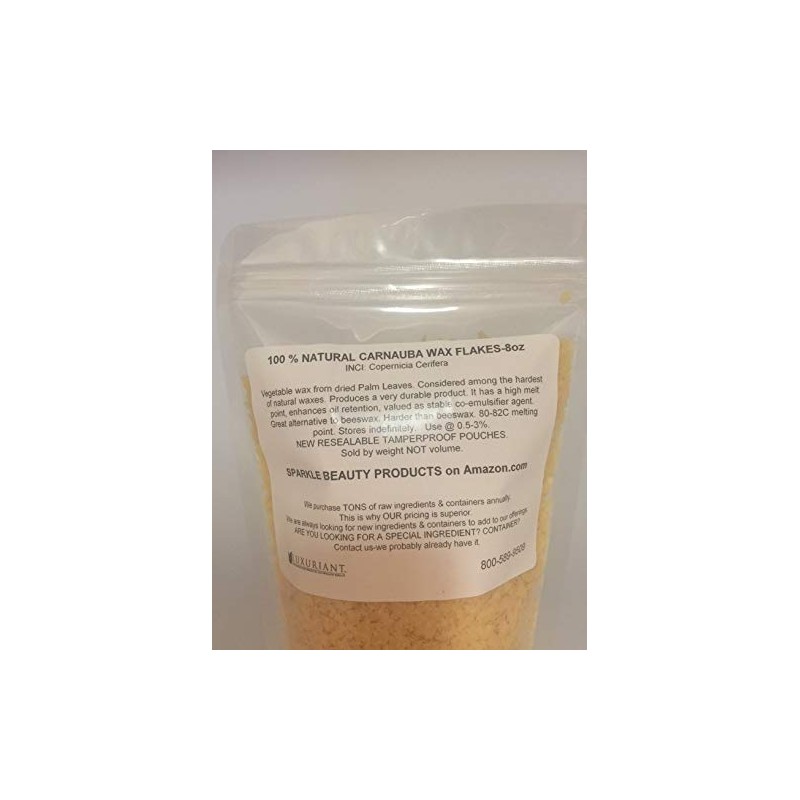 Carnauba Wax-100% Natural-Vegan-16 oz