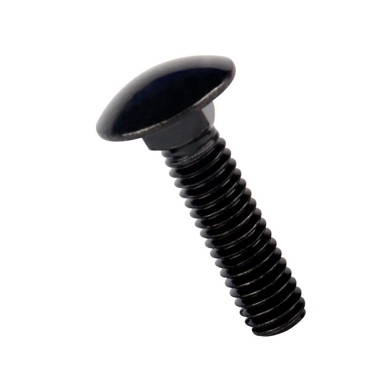 VAMUOEFL 5/16-18 x 3/4" Carriage Bolts Screws Black Finish, Round