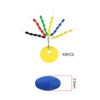 OTOTEC 10 Sets Rubber Fishing Stoppers 30-in-1 Oval Colourful Space