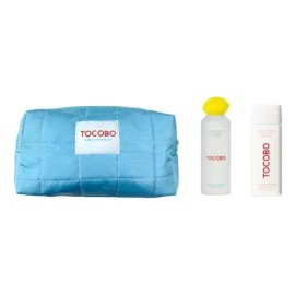Kit Tocobo 2 Pzs Radiance Toner Y Crema Solar  Cosmetiquera                                                                                           