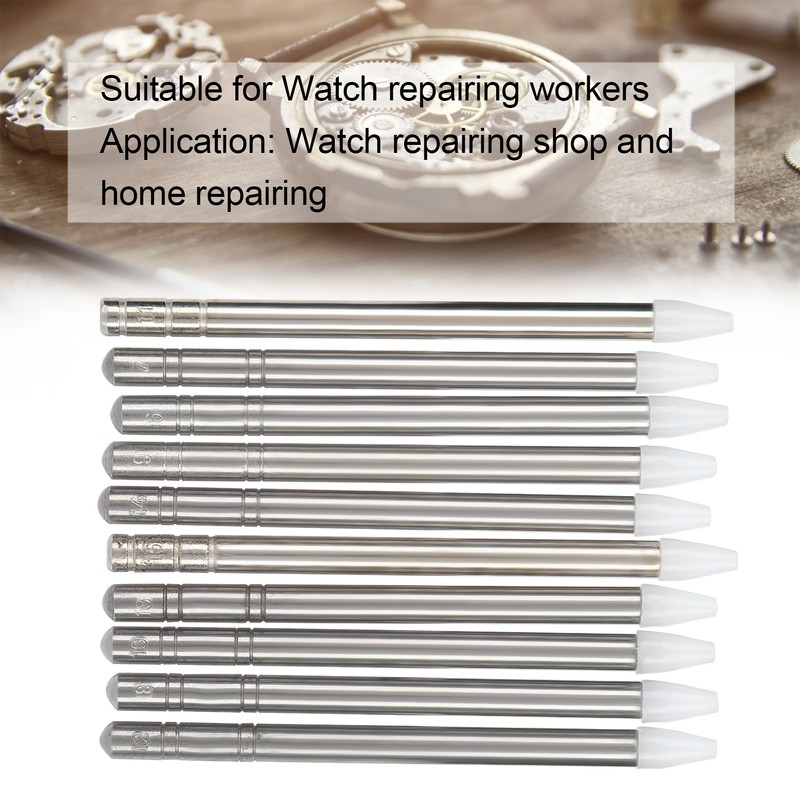 10pcs Professional Watch Hands Fitting Setting Presser Watch Repair Tool
