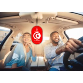 GLÜCKSBLATT premium Autoduft Autoparfüm Flagge TUNESIEN