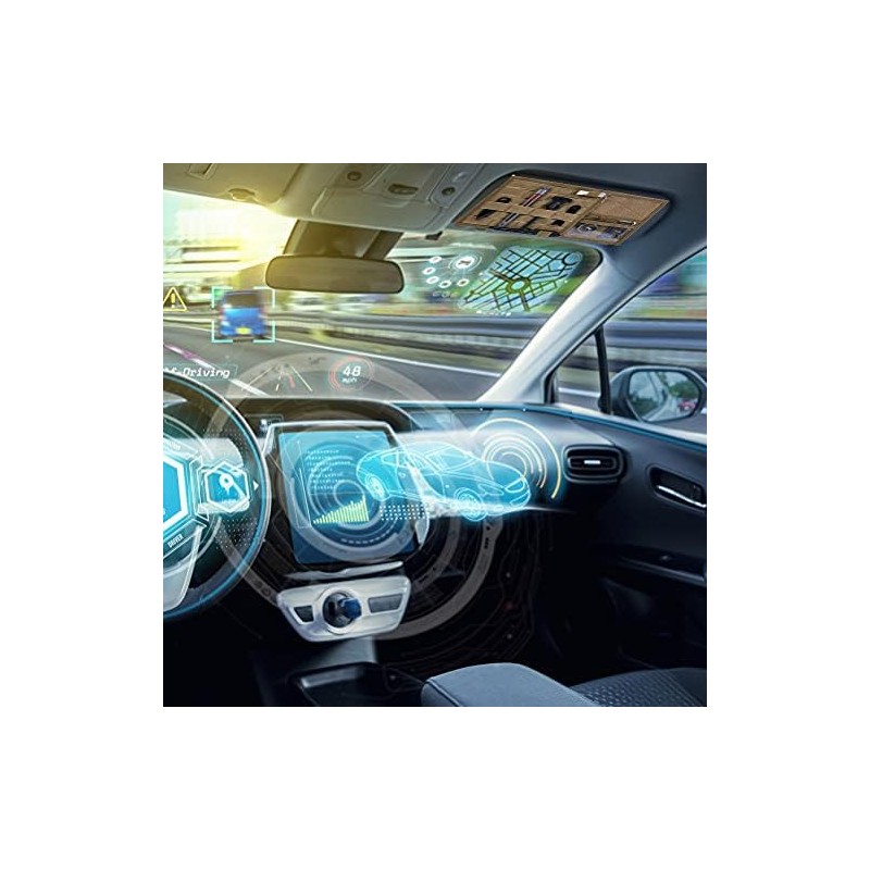 Organizador de Visera de Coche, Bolsa de Almacenamiento de Parasol