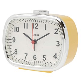 CASIO Alarm Clock Tabletop Clock Yellow Analog Snooze Light Retro TQ-159-9JF