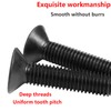Qrity 50pcs M3 x 16mm Torx Countersunk Head Machine Screws
