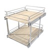 2 Tier Pull Out Cabinet Organizer 18" W X 22"