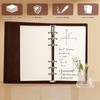 KINETOX Pack of 2 Ring Binder A6 Refillable 120 Sheets