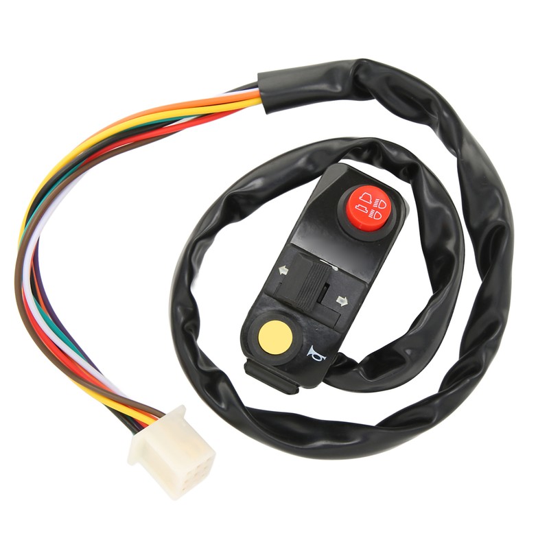 Motorcycle Handlebar Switch Universal 7/8in Motorbike Handle Bar Accessory DC