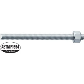 Hilti 2197991 HAS-E 1/2" X 6 1/2" ANCHORS 20 PACK  W/NUTS-WASHERS ALT#2045019