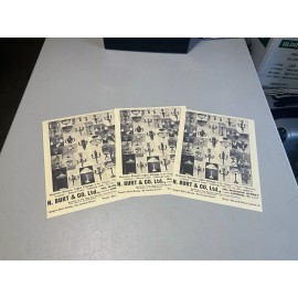 OLD ADVERTISING REPRINT, N. BURT & COMPANY SUPPLIER TO TITANIC & WHITE STAR LINE