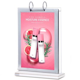 Niciksty A5 Acrylic Stand Table Stand A5 Acrylic Table Card Flip Display for Hotel, Restaurant, Menu, Advertising