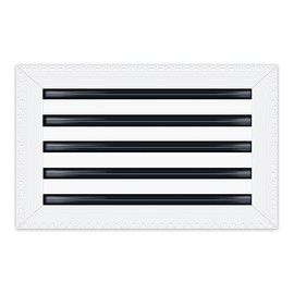 BUILDMART - 16x10 MUD-in Air Vent Cover - Drywall MUD in White Air Vent - MUD Linear Slot Diffuser - Register Grille for Ceiling and Walls - Texas Buildmart