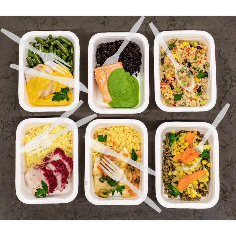 Plasticpro Clear Plastic Forks Disposable Cutlery Medium Weight Utensils 100