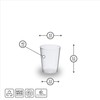 100x Plastic Shot Glasses 2cl / 4cl, Crystal Clear Shot
