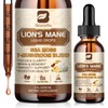 Lions Mane Mushroom Liquid Drops 7 Mushroom Complex for Cognitive