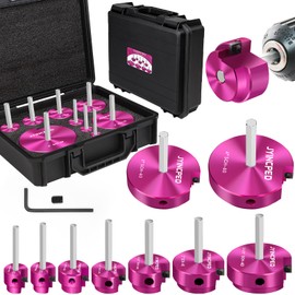 9 Pcs PVC Pipe Reamer Kit,PVC Fitting Saver Plastic Pipe Reamer Tool Kit,Hub Socket Saver Set for Plumbing,Includes 1/2" 3/4" 1" 1-1/2" 1-1/4" 2" 2-1/2" 3" 4" Reamers for Sch.40 CPVC ABS Fittings