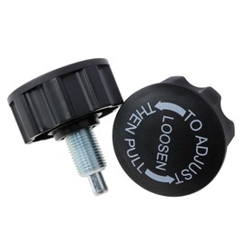 Yocimango M16 Flat Head Curved pop-up Pull pin Quick Spring knob for Indoor Fitness, Indoor Bicycle Equipment Spring pin -2pcs