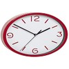 TFA-Dostmann TFA 60.3033 Analogue Wall Clock with Silent Movement (Red)
