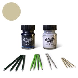 ScratchesHappen Exact-Match Touch Up Paint Kit - Desert Sand/Terrain (VA/M7290A/PN4BZ) for Ford - Essential (Paint + Clear Coat)