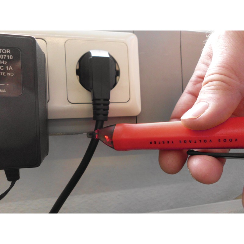 Connex COXB370260 Phasing Tester Contactless, Yellow/Red, One Size