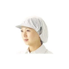 TRUSCO(トラスコ) 帯電帽つば付 Mサイズ (10枚入) TTCT-M