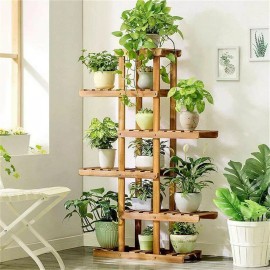 UNHO Vertically XL Large Plant Stand Standing Outdoor Indoor Flower Holder Plant Rack