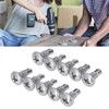 200Pcs Self Drilling Screw Stainless Steel Round Head M4.8x13 Fastener