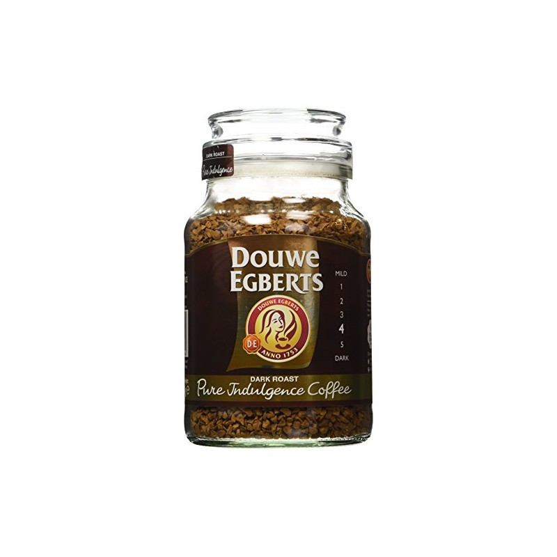 Douwe Egberts Pure Indulgence Instant Coffee, Dark Roast, 6.7-Ounce, 190g