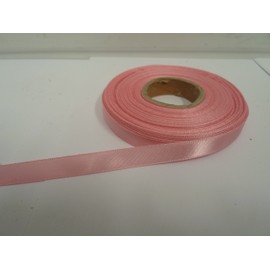 2 metres x 10mm Satin Ribbon Light Pink Double Sided 10 mm 1cm