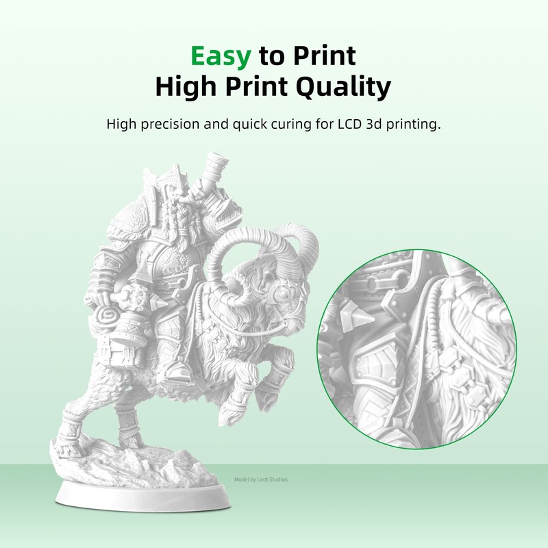 ANYCUBIC 3D Printer Resin with Low Odor and Safety, 405nm