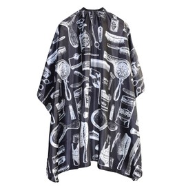 VSILE Beard Apron Hair Clippings Catcher Grooming Bib for Men Shaving Non Stick Hair Beard Cape Cloth Waterproof,Perfect Grooming Gift or Mens Birthday Gift (white)