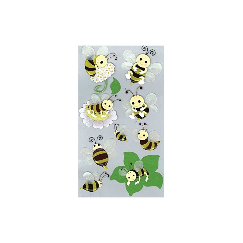 Jolee'S Boutique Dimensional Stickers-Bumblebees