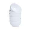 AntoKueh White 4.5in Small Ceramic Bowls, 12 OZ, Ice cream